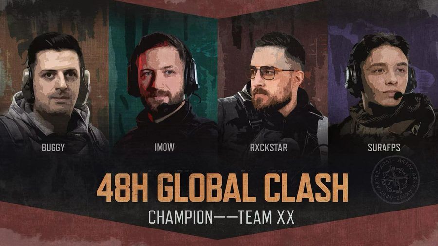 48H Global Clash champions, Team EU with Buggy, ImOW, Rxckstar and SuraFPS